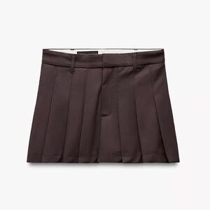 ZARA PLEATED SKORT S